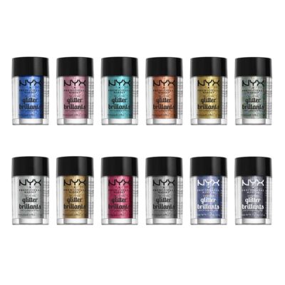 NYX PROFESSIONAL MAKEUP Face & Body Glitter, Teal - Image 4