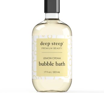 Deep Steep Bubble Bath, 17oz (Lemon Cream)