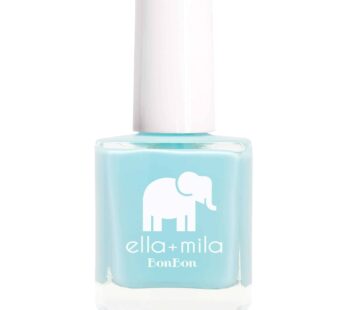 ella+mila Nail Polish, BonBon Collection – My Baby Blue – Long-Lasting & Chip Resistant Formula (0.45 fl oz each)