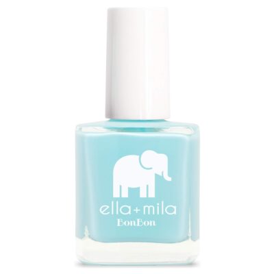 ella+mila Nail Polish, BonBon Collection - My Baby Blue - Long-Lasting & Chip Resistant Formula (0.45 fl oz each)