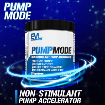 EVL PumpMode Nitric Oxide Supplement - Nitric Oxide Booster Pump Pre Workout Powder with Glycerol and Betaine for Muscle Recovery Growth and Endurance - Stim Free Pre Workout Drink (Unflavored) - Image 7