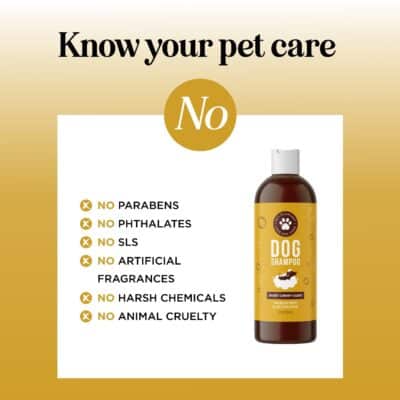 Deodorizing Dog Shampoo for Dry Skin - Moisturizing Colloidal Oatmeal Dog Shampoo for Smelly Dogs and Dog Grooming Supplies - Gentle Oatmeal Shampoo for Dogs for Pet Odor and Dog Wash Puppy Supplies - Image 3