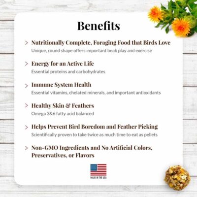 Lafeber's Classic Nutri-Berries for Macaw / Cockatoo 3.5 lb. Tub - Image 3