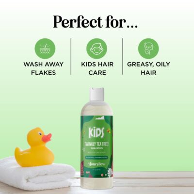 HONEYDEW Shampoo for Dry or Itchy Scalps, Tea Tree Oil and Rosemary, Sulfate and Paraben Free, Cleansing and Soothing for Kids, 8 oz - Image 7