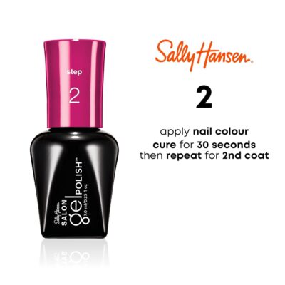 Sally Hansen Salon Pro Gel Nail Polish Lacquer, Rosey Cheeks, 0.24 Fl. Oz. - Image 5