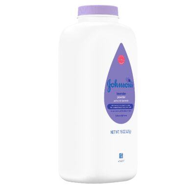 Johnson's Lavender Baby Powder with Naturally Derived Cornstarch, Gently Soothes Delicate Skin, Hypoallergenic, and Free of Parabens, Phthalates, and Dyes, Lavender Scent, 15 oz - Image 6