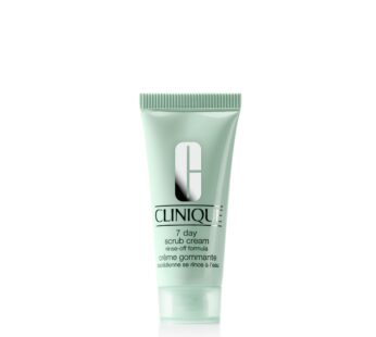 Clinique 7 Day Daily Gentle Face Exfoliator Scrub Cream For All Skin Types, 3.4 fl. oz.