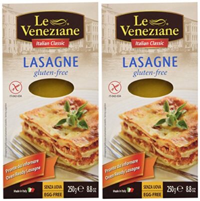 Le Veneziane Gluten Free Lasagne Sheets, 8.8 Ounce (Pack of 2) - Image 3