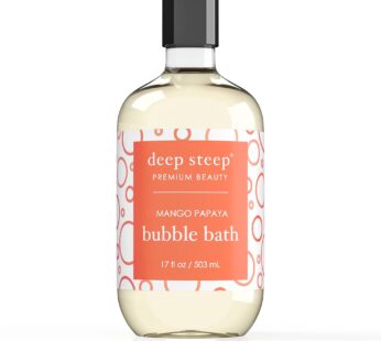 Deep Steep Bubble Bath, 17oz (Mango Papaya)