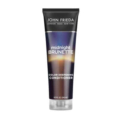 John Frieda Midnight Brunette Visibly Deeper Color Deepening Conditioner, 8.3 Ounce, with Evening Primrose Oil, Infused with Cocoa