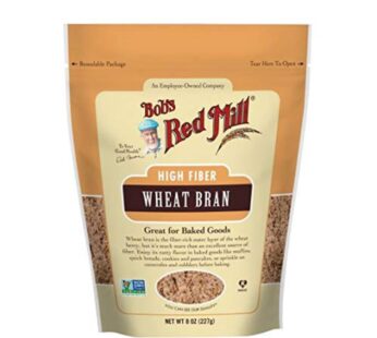 Bob’s Red Mill Unprocessed Miller’s Wheat Bran, 8 Ounce