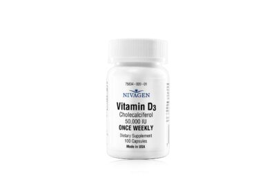 Nivagen Pharmaceuticals Inc Vitamin D3 50,000 IU Capsule (100) - Image 8