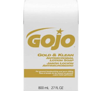 GOJO? Gold & Klean Lotion Soap Bag-in-Box Dispenser Refill, Fresh Liquid, 800-ml