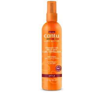 Cantu Comeback Curl Next Day Curl Revitalizer Mist with Shea Butter for Natural Hair, 12 fl oz (Packaging May Vary)