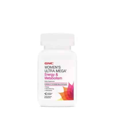 GNC Womens Ultra Mega Energy and Metabolism Multivitamin for Women, 90 Count, for Increased Energy, Metablism, and Calorie Burning - Image 3