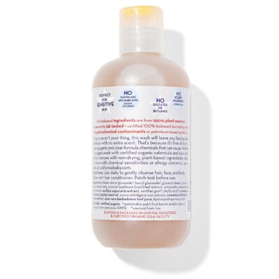 California Kids Super Sensitive Unscented Shampoo and Bodywash | 100% Plant-Based | Gentle Skincare | Fragrance Free | Hypoallergenic | 251 mL / 8.5 fl. oz. - Image 2