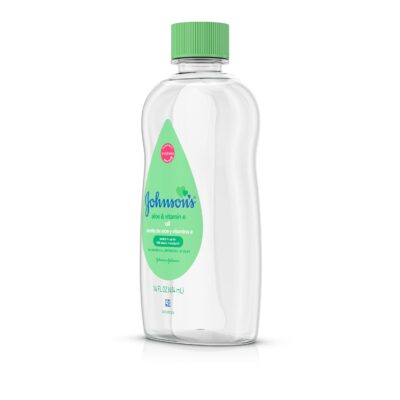 Johnson's Baby Oil, Mineral Oil Enriched with Aloe Vera and Vitamin E, 14 fl. oz - Image 8