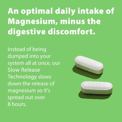 Jigsaw Health MAG SRT | Magnesium Supplement with Vitamin B6, Folate & B12 | 120 Tablets - Image 5