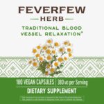 Nature's Way Feverfew Herb, Traditional Blood Vessel Relaxation*, 380 mg, 180 Vegan Capsules - Image 2
