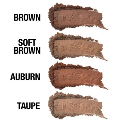 Palladio Brow Powder for Eyebrows, Soft and Natural Eyebrow Powder with Jojoba Oil & Shea Butter, Helps Enhance & Define Brows, Compact Size for Purse or Travel, Includes Applicator Brush, Dark Brown - Image 5