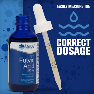 Trace Minerals | Liquid Ionic Fulvic Acid | 250 mg | Normal Gut and Digestion Function | Powered by Concentrace Ionic Trace Minerals | 60 Servings, 2 fl oz - Image 7