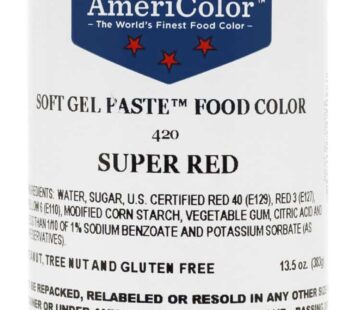 AmeriColor Food Color Super Red 13.5 Oz