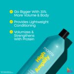 Matrix High Amplify Volumizing Conditioner | Instant Lift & Lasting Volume | Silicone-Free | Boost Structure in Fine, Limp Hair | Salon Professional Conditioner| Packaging May Vary | 33.8 Fl. Oz. - Image 4