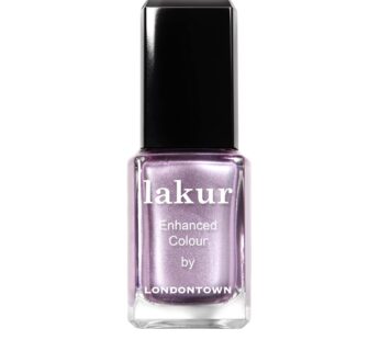 LONDONTOWN Metallic Purple Shimmery Nail Polish, BRILL-ant lakur, Vegan Chip-Resistant Long-Lasting Nail Lacquer, 40 fl oz