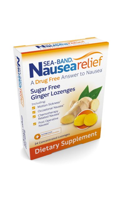 Sea-Band Ginger Lozenges, Drug and Sugar Free, for Motion Sickness and Nausea Relief* - Image 3