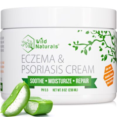 Eczema Cream for Adults & Kids - Eczema Psoriasis & Rosacea Care Cream for Dry Itchy Skin Relief - Face Body & Hand Eczema Moisturizer - Eczema Relief & Seborrheic Dermatitis Cream for Face
