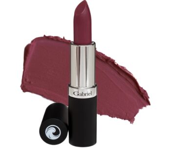 Gabriel Cosmetics Lipstick (Velour – Medium Plum/Cool Pearl), 0.13 Oz