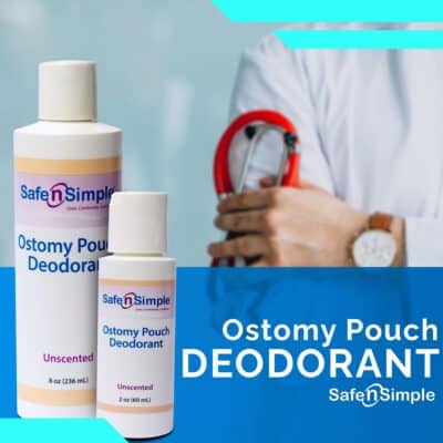 Safe n' Simple Ostomy Pouch Deodorant Classic Blue - Safe Deodorant - Colostomy Bag Odor Eliminator - Colostomy Deodorizer - 8 Fluid Ounce Drops - Image 2