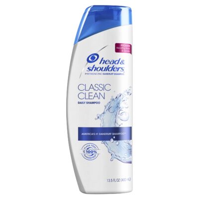 Head & Shoulders Classic Clean Daily-Use Anti-Dandruff Shampoo, Fresh, 13.5 Fl.Oz(Packaging may vary)