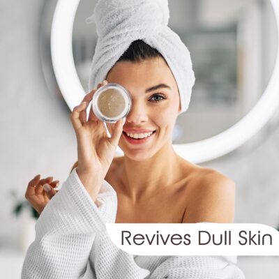 Vivo Per Lei Facial Peeling Gel - Face Peel Containing Dead Sea Minerals and Nut Shell Powder - Exfoliating Gel And Blackhead Remover (Pack of 2) Includes 2 Travel Facial Peel tubes - Image 3