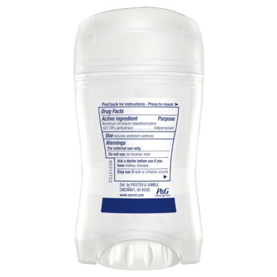 Secret Clinical Strength Clear Gel Women's Antiperspirant & Deodorant Completely Clean Scent 1.6 Oz, 1.600 Fluid Ounce - Image 9