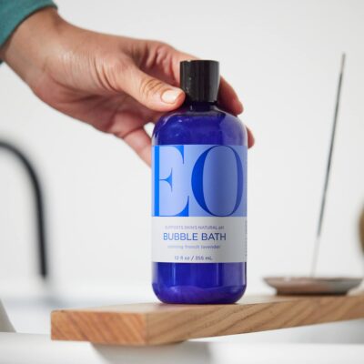 EO Bubble Bath, 12 Ounce (Pack of 1), French Lavender, Organic Plant-Based, Botanical Extracts - Image 2