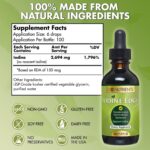Go Nutrients Iodine Edge Organic Nascent Supplement Advanced Iodine Drops for Thyroid Support Boosted Energy Cognitive Function & Immunity Fast Absorbing Liquid Formula GMO-Free 1.0 oz. | 100 Servings - Image 2