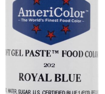 Americolor Soft Gel Paste Food Color, 4.5-Ounce, Royal Blue