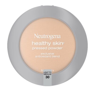 Neutrogena Healthy Skin Pressed Makeup Powder Compact with Antioxidants & Pro Vitamin B5, Evens Skin Tone, Minimizes Shine & Conditions Skin, Light to Medium 30, .34 oz (Pack of 2) - Image 2