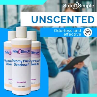 Safe n' Simple Ostomy Pouch Deodorant Classic Blue - Safe Deodorant - Colostomy Bag Odor Eliminator - Colostomy Deodorizer - 8 Fluid Ounce Drops - Image 5