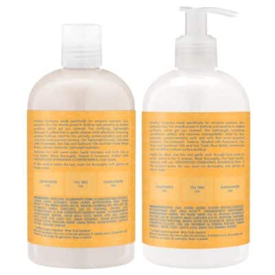 Shea Moisture Shampoo and Conditioner Set, Low Porosity Baobab and Tea Tree Oil, Low Porosity Hair Products, Soften and Balance, Shea Moisture Curly Hair Products, 13 Fl Oz Ea - Image 4