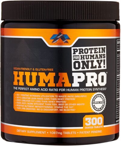 ALR Industries Humapro | Whole Food Protein Equivalent, Protein Matrix Formulated for Humans, Essential Amino Acids, Easy Digestion, Lean Muscle Gain | 300 Tablets (60 Serving) - Image 3