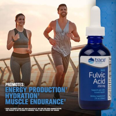 Trace Minerals | Liquid Ionic Fulvic Acid | 250 mg | Normal Gut and Digestion Function | Powered by Concentrace Ionic Trace Minerals | 60 Servings, 2 fl oz - Image 4