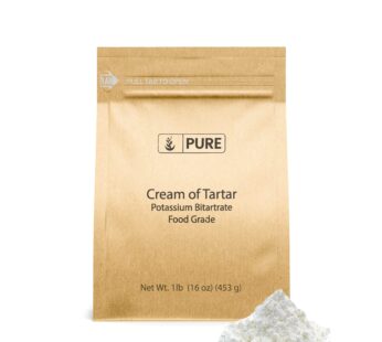 Pure Original Ingredients Cream of Tartar (1 lb) Pure & Natural, Baking & Cleaning, DIY Bath Bombs & More, Eco-Friendly Packaging,