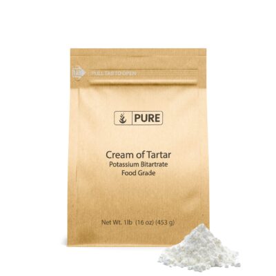 Pure Original Ingredients Cream of Tartar (1 lb) Pure & Natural, Baking & Cleaning, DIY Bath Bombs & More, Eco-Friendly Packaging,