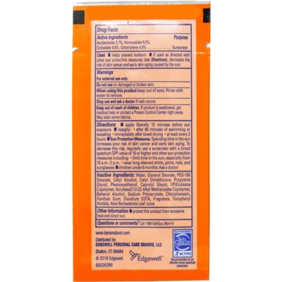 Banana Boat Sport Sunscreen, SPF 30 Protection Lotion, Travel Packets, 0.4 Fl Oz (Pack of 12) - Image 2