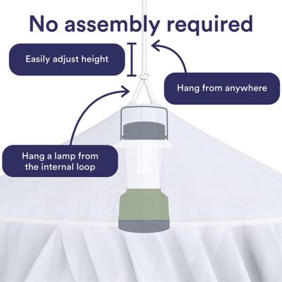 EVEN NATURALS King Size Mosquito Net for Bed - Ultra-Large Mosquito Netting for Bed, Easy Installation, Machine Washable, Luxurious Fine Mesh 300 Holes/inch? - Ideal for Home and Travel - 87"x22"x335" - Image 6