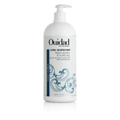 Ouidad Curl Quencher Moisturizing Styling Gel Liter Size, 33.8 Fl Oz