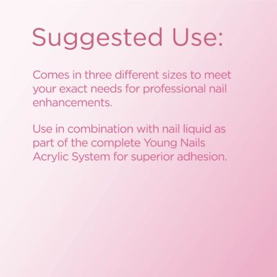 Young Nails Acrylic Core Powder - Self-Leveling Acrylic Nail Powder, Clear Nude Pink White Acrylic Powder for Nail Extenstion, Professional Grade, Superior Adhesion, Color - Natural, 45g - Image 4