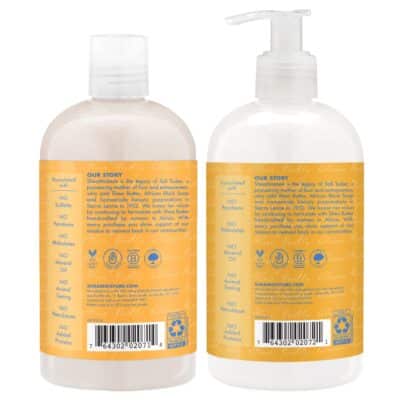 Shea Moisture Shampoo and Conditioner Set, Low Porosity Baobab and Tea Tree Oil, Low Porosity Hair Products, Soften and Balance, Shea Moisture Curly Hair Products, 13 Fl Oz Ea - Image 3